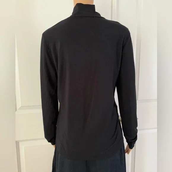 By Anthropologie Sheer Turtleneck Top - Picture 10 of 16